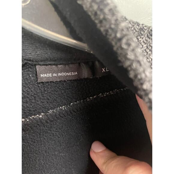 Spyder Gray Black Bandit Fleece Jacket Full Zip Mens XL Polar Marble - Picture 4 of 5